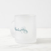 フルート フロストグラスマグカップ (正面左)