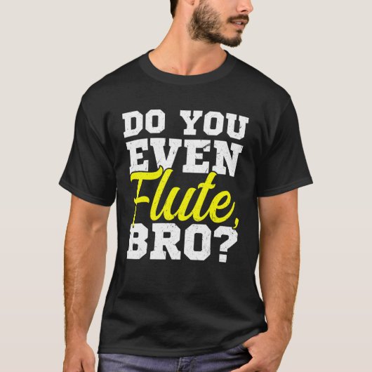 フルート・ブロ・フルート・フルート奏者まで Tシャツ (正面)