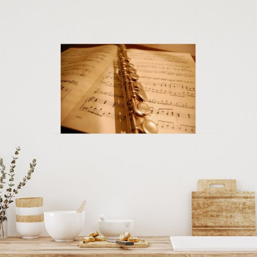 フルート ポスター (キッチン)