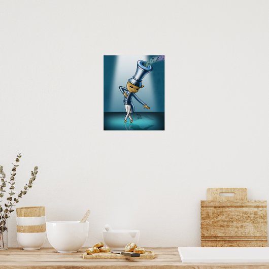 フルート ポスター (キッチン)