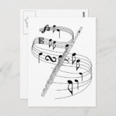 フルート ポストカード (正面/裏面)