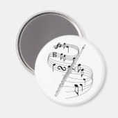 フルート マグネット (正面/裏面)