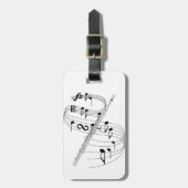 フルート ラゲッジタグ (正面縦)