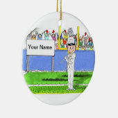 フルート – 男性 セラミックオーナメント (右)