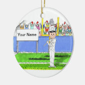 フルート – 男性 セラミックオーナメント (左)