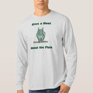 フルート(#1)についてのやじり声を与えて下さい Tシャツ