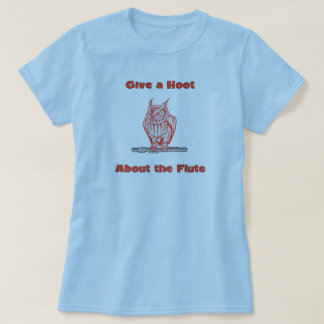 フルート(#3)についてのやじり声を与えて下さい Tシャツ