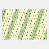 フルーモダントシンプルカッコいい音楽フルートミニマル奏者 ラッピングペーパーシート (正面3)