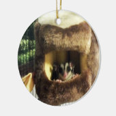 フルーリーツリートラックズベッドに砂糖ぶら下がったグライダー セラミックオーナメント (左)