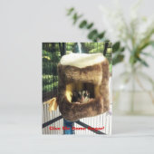 フルーリーツリートラックズベッドに砂糖ぶら下がったグライダー ポストカード (スタンド正面)