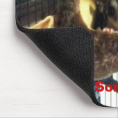 フルーリーツリートラックズベッドに砂糖ぶら下がったグライダー マウスパッド (コーナー)