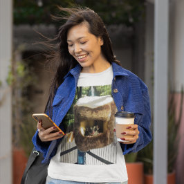 フルーリーツリートラックズベッドに砂糖ぶら下がったグライダー Tシャツ