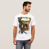 フルーリーツリートラックズベッドに砂糖ぶら下がったグライダー Tシャツ (正面フル)