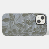 フルールドブルーI iPhoneケース (裏面横)