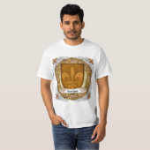 フルールドリス家紋・姓 Tシャツ (正面フル)