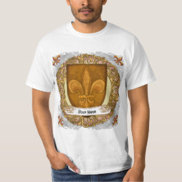 フルールドリス家紋・姓 Tシャツ