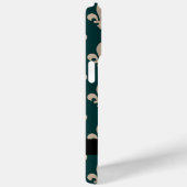 フルールドリス、グリーンにベージュ、ロイヤル、あなたの名前 Case-Mate iPhoneケース (裏面 / 右)