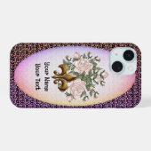 フルールドリス ローズ iPhoneケース iPhone 15ケース (裏面横)