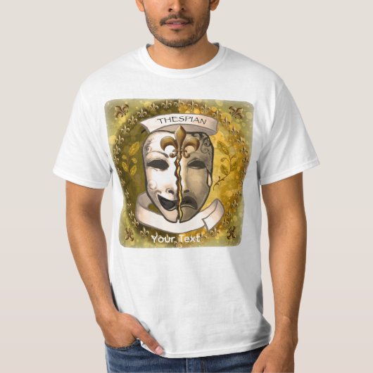 フルールドリス 役者マスク Tシャツ (正面)