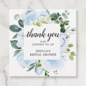 フルール・ジョリー ブライダルシャワーの感謝を伝えるギフトタグ フェイバータグ (正面)