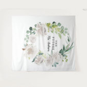 フルール ジョリー プリティーフラワーブライダル背景 タペストリー (正面(横))