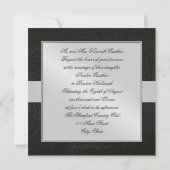 フルール ド リス ブロック フェイク レザー モノグラム インビテーション (裏面)