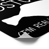 フルーンダー簡単ハロウィーン人間の衣装フード魚ディ ポスター (角)