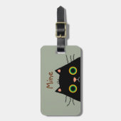 フルーンピーの猫 ラゲッジタグ (正面縦)