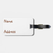 フルーンピーの猫 ラゲッジタグ (裏面横)