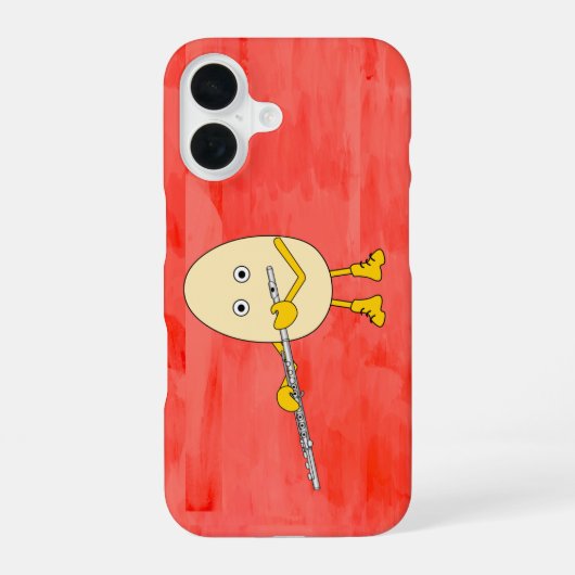 フルー遊トのナス iPhone 16ケース (裏面)