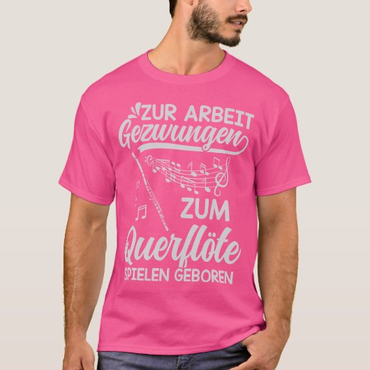 フルー遊ト生まれフルート Tシャツ (正面)