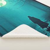 フル不気味ムーンナイトデザイン シェルパブランケット (3/4)