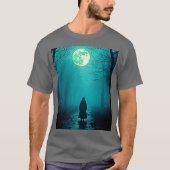 フル不気味ムーンナイトデザイン Tシャツ (正面)
