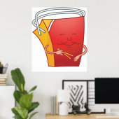 フル中国の食品容器 ポスター (ホームオフィス)