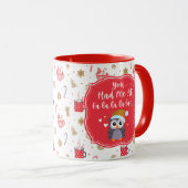 フル予測できなルホリデーマグ マグカップ (正面右)