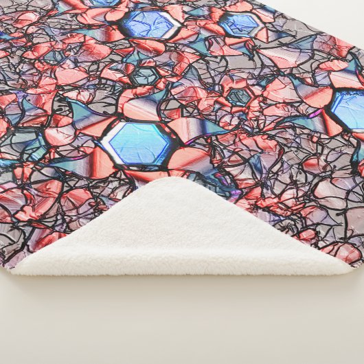 フル仮想entalhada nasコアazul e salman シェルパブランケット (3/4)