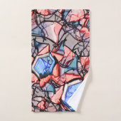 フル仮想entalhada nasコアazul e salman バスタオルセット (ハンドタオル)