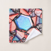 フル仮想entalhada nasコアazul e salman バスタオルセット (ウォッシュタオル)