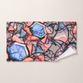 フル仮想entalhada nasコアazul e salman バスタオルセット (ハンドタオル)