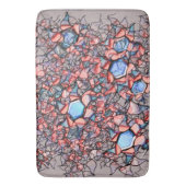 フル仮想entalhada nasコアazul e salman バスマット (正面縦)