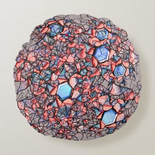 フル仮想entalhada nasコアazul e salman ラウンドクッション (正面)