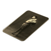 フル体ポートレートのエンリコカルーソー マグネット (左側)