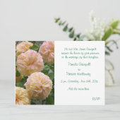 フル吹バラ結婚式招待状 招待状 (スタンド正面)