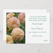 フル吹バラ結婚式招待状 招待状 (正面/裏面)