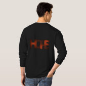 フル袖ユニセックスTシャツ Tシャツ (裏面フル)
