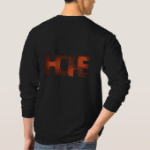 フル袖ユニセックスTシャツ Tシャツ (裏面)