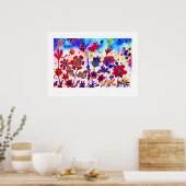 フル開花の花 ポスター (キッチン)