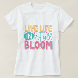 フル開花のTシャツ Tシャツ