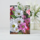 フル開花サンキューグリーティングカード サンキューカード (スタンド正面)