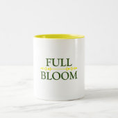 フル開花緑 ツートーンマグカップ (中央)